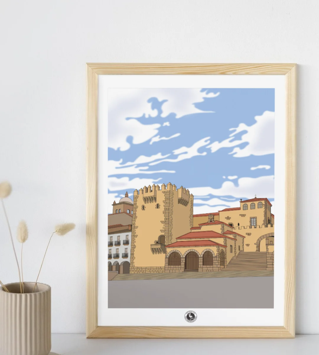 Lámina - Torre de Bujaco (Cáceres)