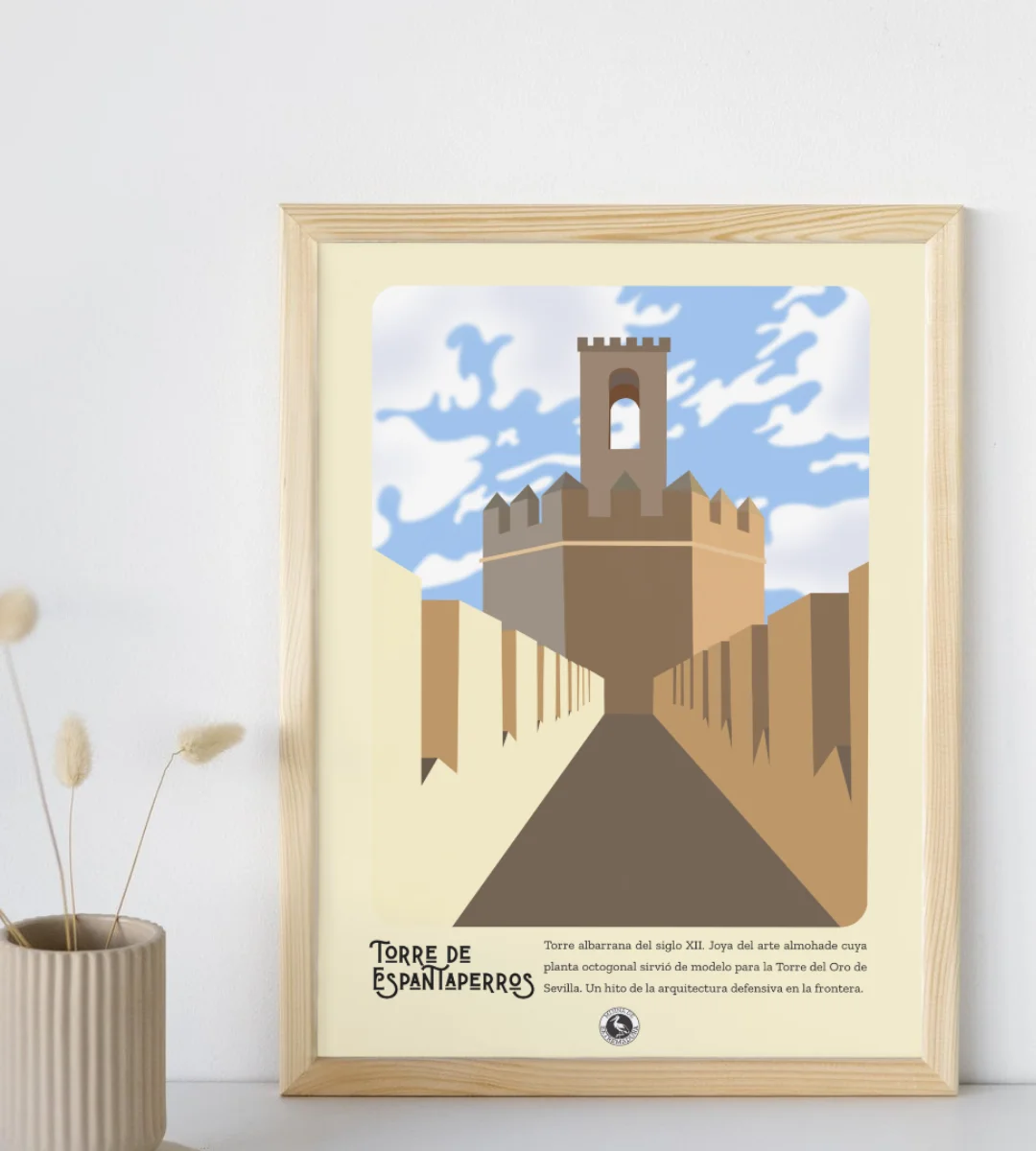 Lámina - Torre de Espantaperros (Badajoz)