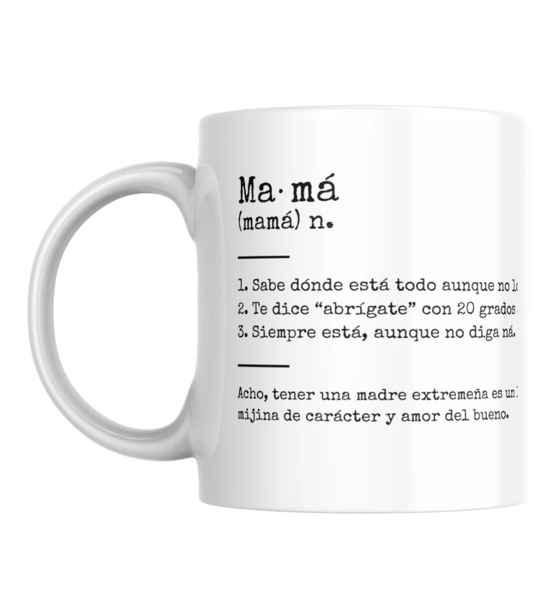 Taza Mamá - Día de la Madre (Personalizable)