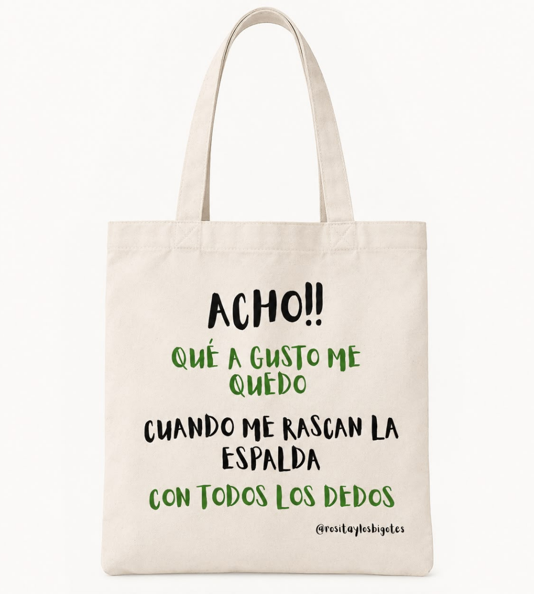 Tote bag Rosita y los Bigotes - Acho