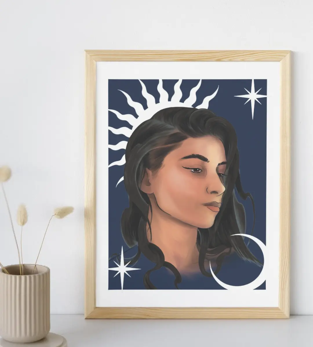 Lámina ilustrada Extremadura tierra de influencias diseñada por Mijina en vista general sobre fondo neutro, mostrando todo el mapa.